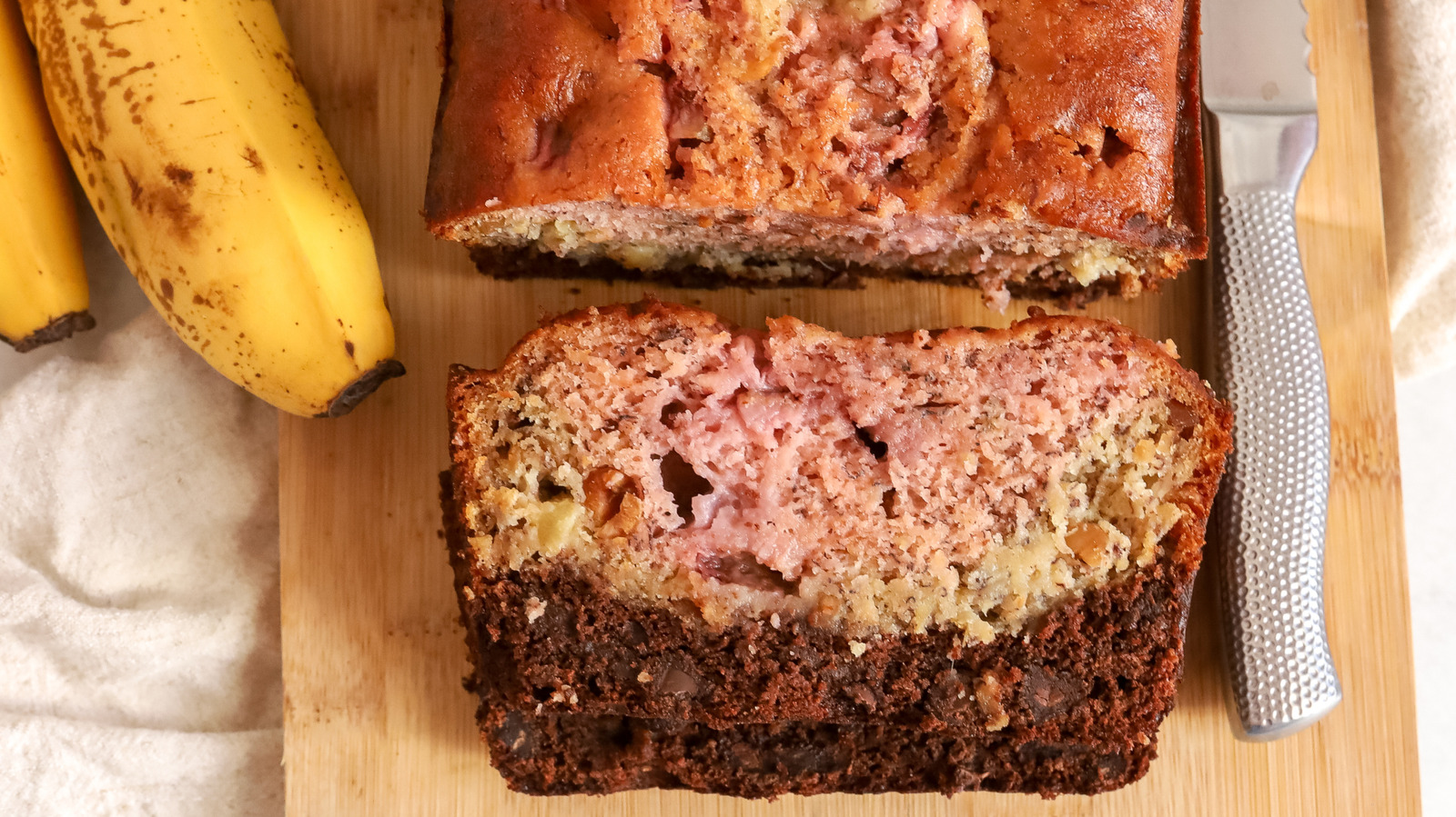 La recette de pain à la banane à 3 couches les plus sucrées