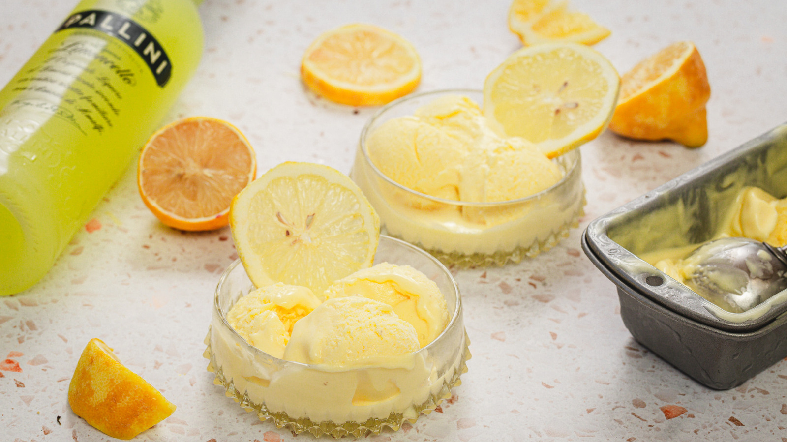 Le gelato de citron qui a le goût du soleil