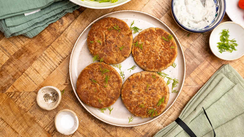 3 galettes de thon ingénit