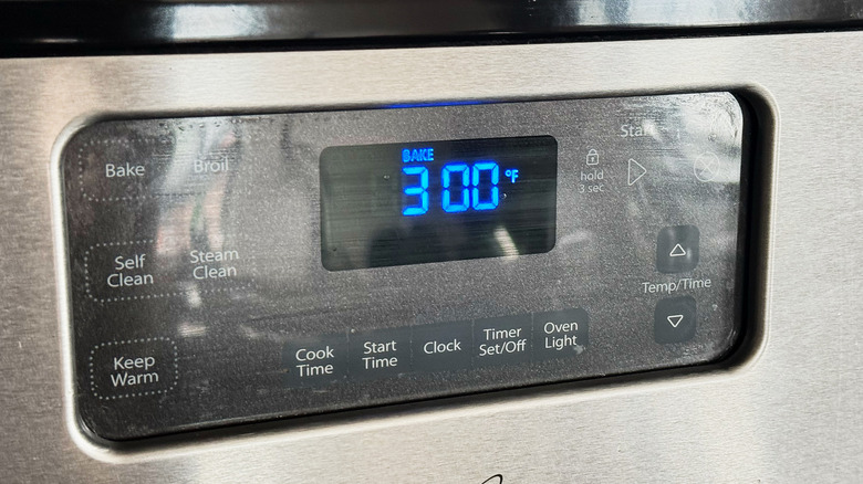préchauffage du four à 300 F